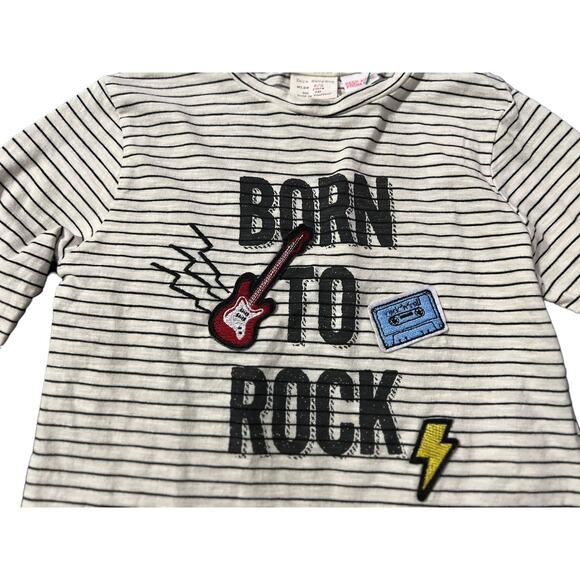 Zara BabyBoy Born to Rock Shirt size 2-3 years - Picture 5 of 5